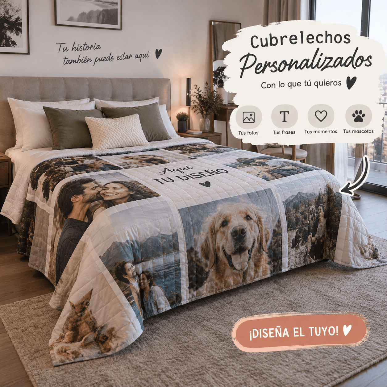 Cubrelechos Personalizados